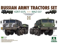 Vilkikų KZKT-537L ir MAZ-537 surenkamų modelių rinkinys Takom 1/72 5003