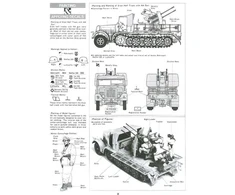 Vokiečių 8 t pusvikšris Sd.Kfz. 7/1 su 20 mm Flakvierling, 1/35 Tamiya (35050)