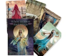 Us Games Systems Tarot Kortų Rinkinys - Kai Moterys Turėjo Sparnus 78 Kortos su Gidu ir Krepšiu