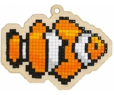 Wizardi Deimantinės mozaikos suvenyras Clown Fish WW260