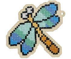 Wizardi Deimantinės mozaikos suvenyras Dragonfly WW196