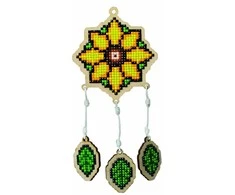 Wizardi Deimantinės mozaikos suvenyras Dreamcatcher - Flower WW203