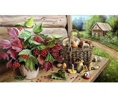 Wizardi Deimantinis paveikslas A great harvest 70*40 cm WD2669