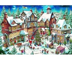 Wizardi Deimantinis paveikslas Christmas Bustle WD2429