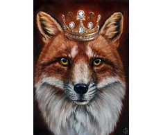 Wizardi Deimantinis paveikslas Fox King WD2467