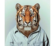 Wizardi Deimantinis paveikslas Mr Tiger WD258 38*38 cm