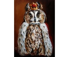 Wizardi Deimantinis paveikslas Owl King WD2468