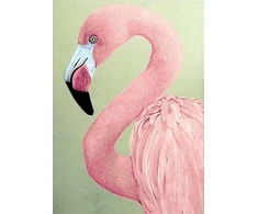 Wizardi Deimantinis paveikslas Rožinė Flamingo WD232 27*38 cm
