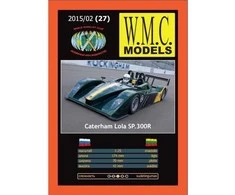 Wmc Models Caterham-Lola SP300R popierinis klijuojamas modelis 1:25 WMC