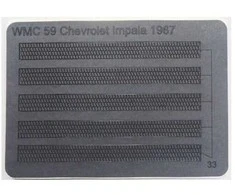 Wmc Models Chevrolet Impala 1967 padangų protektorius modeliui, 1/25 (WMC)