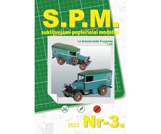 Wmc Models Maritime Bank inkasacinis furgonas 1:32 – SPM popierinis suklijuojamas modelis