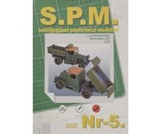 Wmc Models Popierinis suklijuojamas savivartis SPM Le Drandoulette JLD 1/32