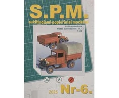 Wmc Models SPM Le Drandoulette JL popierinis sunkvežimio modelis, mastelis 1/32