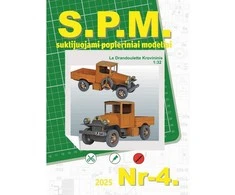 Wmc Models SPM Le Drandoulette krovininis pikapas 1/32 – klijuojamas popierinis modelis