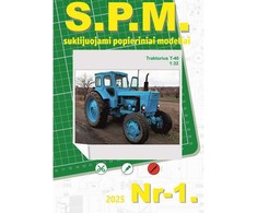 Wmc Models SPM T-40 ratinis traktorius 1/32 – popierinis klijuojamas modelis