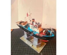 Wmc Models WMC JŽS-80 jūrų žvejybos seineris – popierinis modelis 1:100