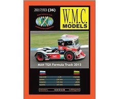 Wmc Models WMC MAN TGX Formula Truck 2013 padangų protektorius, 1:25 (36-2)