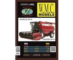 Wmc Models WMC Palesse GS12 kombainas 1:25 klijuojamas modelis, pagaminta Lietuvoje