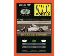 Wmc Models WMC Porsche 936-80 popierinis modelio rinkinys 1:25 – sportinis automobilis