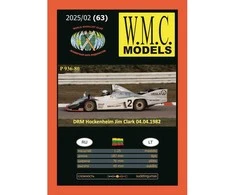 Wmc Models WMC Porsche 936-80 popierinis modelio rinkinys 1:25 – sportinis automobilis