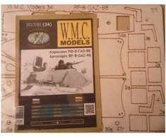 Wmc Models WMC RF-8 GAZ-98 aerosanė, faneros lazeriu pjautas rinkinys 1:25