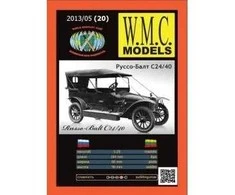 Wmc Models WMC Russo-Balt C 24/40 plastikinis surinkimo rinkinys 1:25