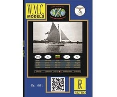 Wmc Models WMC SPRAY jachta – popierinis suklijuojamas modelis 1:50, LT gamyba