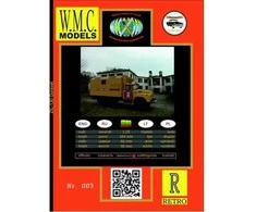 Wmc Models WMC ZIL-130 avarinės pagalbos sunkvežimio popierinis modelis 1/25