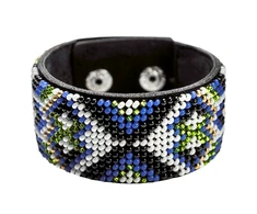 Wonderland Crafts Apyrankės karoliukų siuvinėjimo rinkinys ant dirbtinės odos
