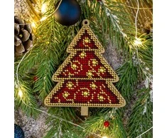 Wonderland Crafts Karoliukų siuvinėjimo rinkinys ant medžio PRECIOSA, 8×10 cm