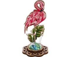 Wonderland Crafts Karoliukų siuvinėjimo rinkinys ant medžio – adatinė, 10×19,5 cm