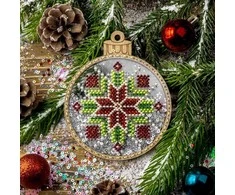 Wonderland Crafts Karoliukų siuvinėjimo rinkinys ant plastikinio pagrindo, 9×10,5 cm