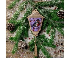 Wonderland Crafts Karoliukų siuvinėjimo rinkinys ant medžio PRECIOSA, 8×12,5 cm, 11 spalvų