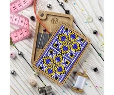Wonderland Crafts Karoliukų siuvinėjimo rinkinys adatinės gamybai, PRECIOSA, 6×9 cm