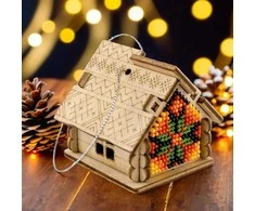 Wonderland Crafts Karoliukų siuvinėjimo rinkinys ant medžio su PRECIOSA karoliukais