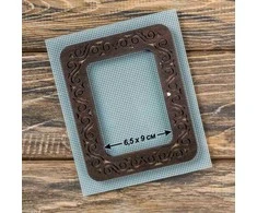 Wonderland Crafts Magnetiniai mediniai siuvinėjimo lankeliai 6,5×9 cm, plokščioms medžiagoms