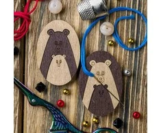 Wonderland Crafts Magnetinis dvipusis adatų laikiklis siuvinėjimui, neodimio, 3,5 cm