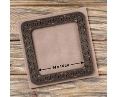 Wonderland Crafts Magnetinis medinis siuvinėjimo rėmelis 14×14 cm plokštiems paviršiams