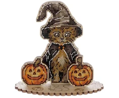 Wonderland Crafts Medinis kryželių siuvinėjimo rinkinys ant faneros, kūrybiški rankdarbiai