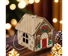 Wonderland Crafts Siuvinėjimo karoliukais rinkinys ant medžio – medinė bazė, PRECIOSA