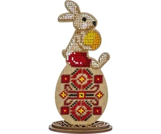 Wonderland Crafts Siuvinėjimo kryželiu rinkinys su Preciosa karoliukais, medinis pagrindas