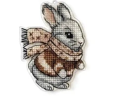 Wonderland Crafts Siuvinėjimo kryželiu rinkinys ant plastiko – Kalėdinis eglutės žaisliukas