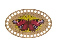 Wonderland Crafts Siuvinėjimo kryželiu rinkinys ant medžio, perforuotas, 13x20 cm, be siūlų