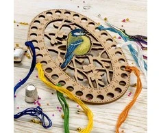 Wonderland Crafts Siuvinėjimo kryželiu rinkinys ant medžio 13x20 cm, perforuotas (be siūlų)