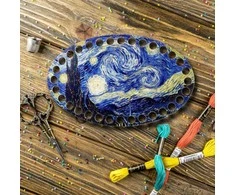 Wonderland Crafts Siuvinėjimo mulinių siūlų organizatorius su numeriais, 12.5×20 cm