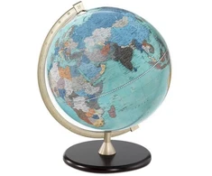 Zoffoli James Cook Acquamarina stalinis politinis gaublys 33 cm, medinis pagrindas