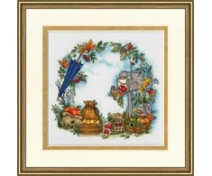 Zolotoe Runo Beldizart Siuvinėjimo kryželiu rinkinys "Rudens laiškai" 23.3×24.7 cm S/KP005