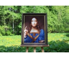 Zolotoe Runo Įspūdingas kryželiu siuvinėjimo rinkinys Pasaulio Išganytojas 39.5x53 cm