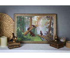 Zolotoe Runo Kryželiu siuvinėjimo rinkinys „Rytas pušyne“ 43,7x29,3 cm