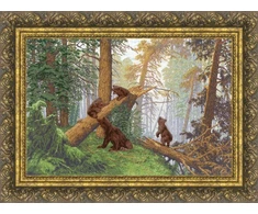 Zolotoe Runo Kryželiu siuvinėjimo rinkinys „Rytas pušyne“ 43,7x29,3 cm